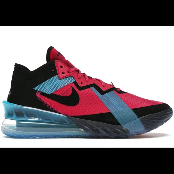 Nike Lebron XVIII Low Neon Lights Fireberry CV7562 - Picture 3 of 10